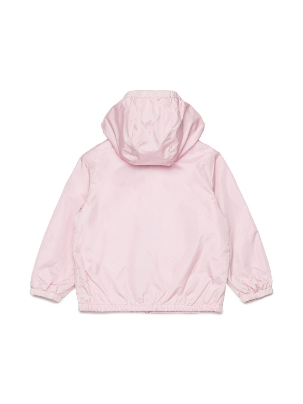 Giubbino a vento rosa logo verticale neonata M01464M00UX 0M347 MARNI KIDS 
