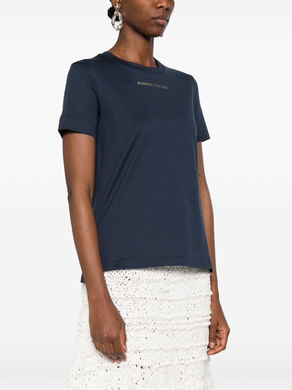 T-shirt blu summer feeling 2519971033600 009 MAX MARA 'S 