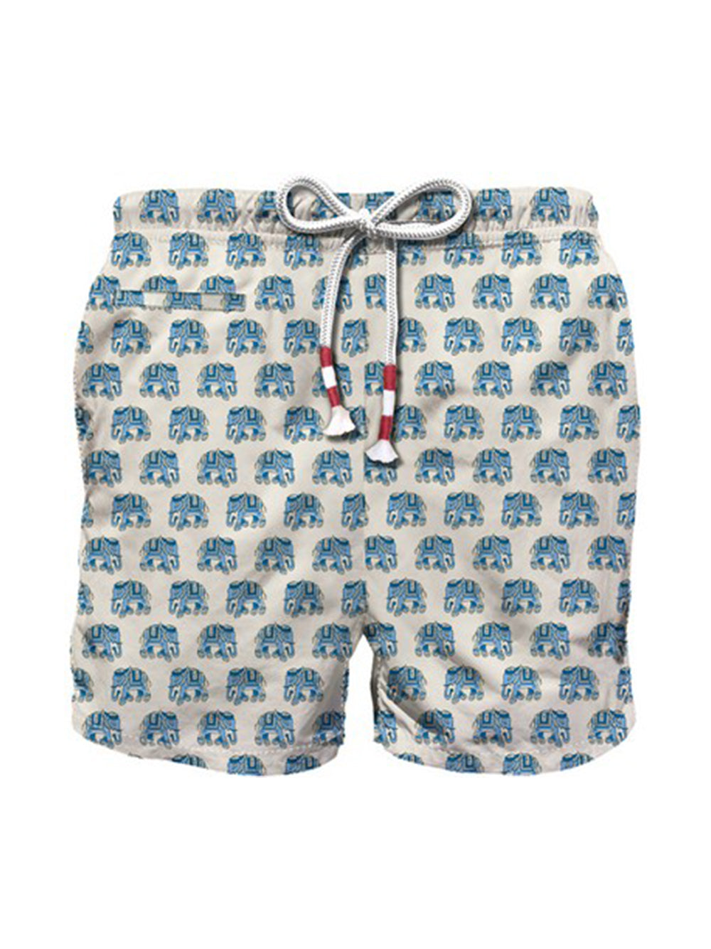 Costume caprese panna fantasia elefanti CAP0001 01054H MC2 SAINT BARTH 