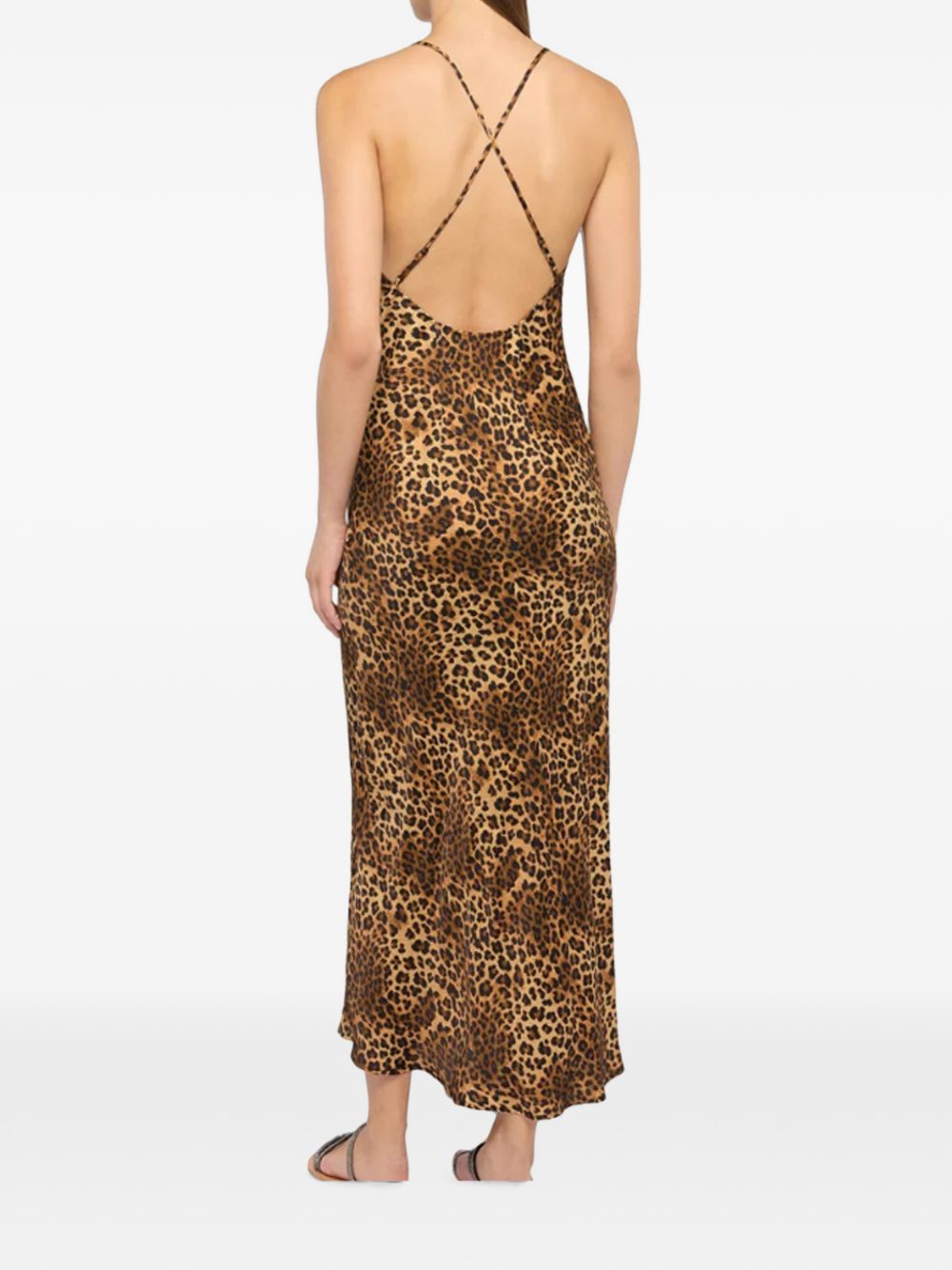 Abito Eydis con spalline animalier EYDI001 06190H MC2 SAINT BARTH 