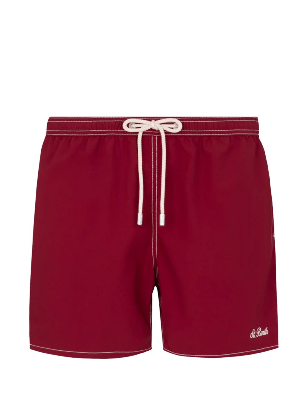 Costume mare media lunghezza Patmos bordeaux PATM001 00102H MC2 SAINT BARTH 