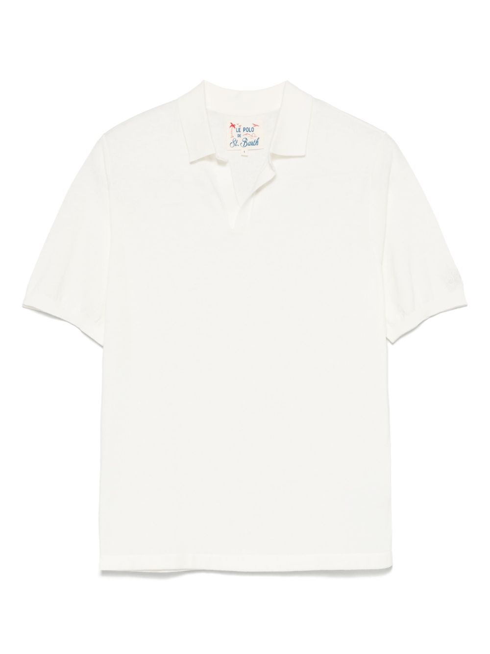 Polo Sloan in maglia bianca SLO0001 00136H MC2 SAINT BARTH 