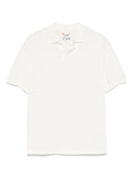 Sloan Polo Shirt in White Knit