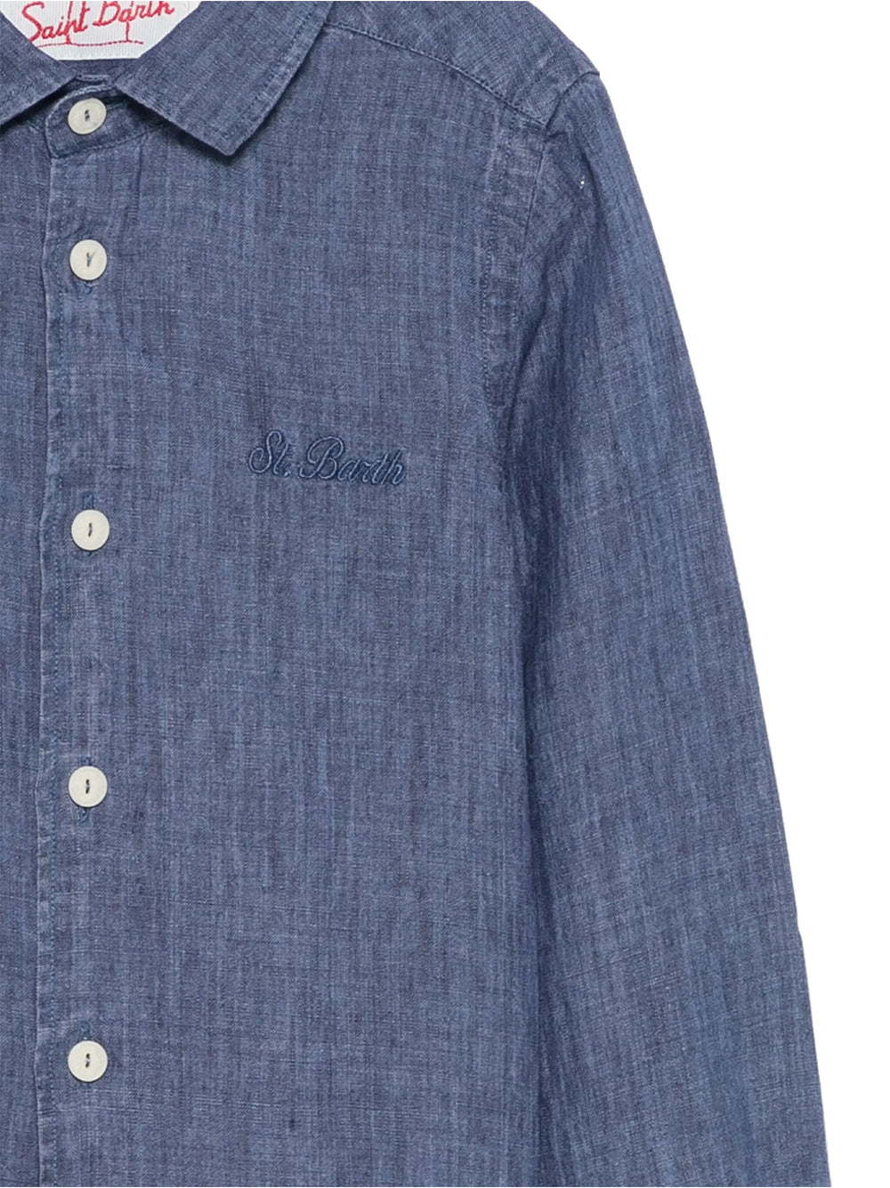 Camicia agnes effetto denim AGN0001 00314H MC2 SAINT BARTH KIDS 