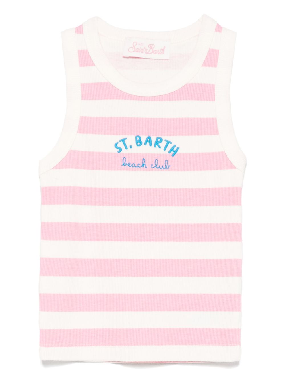 Canotta Blue fantasia a righe rosa BLUE002 03458H MC2 SAINT BARTH KIDS 