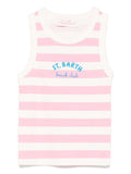 Canotta Blue fantasia a righe rosa