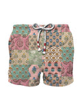 Multicolor patterned Capri boxer costume