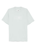 Aqua green T-shirt with number logo