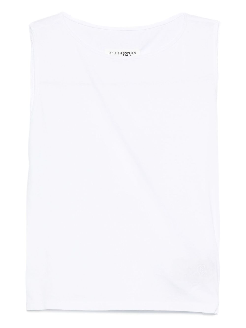 Canotta bianca giro manica larga S62NL0053M20115 100 MM6 MAISON MARGIELA 
