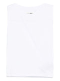 White tank top with wide sleeves