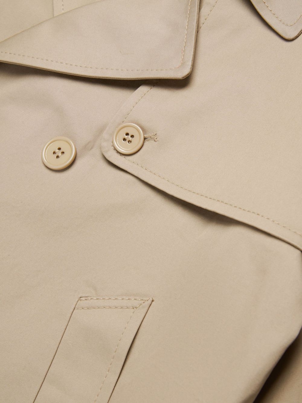 Trench beige doppiopetto M60721MM05D M6709 MM6 MAISON MARGIELA KIDS 