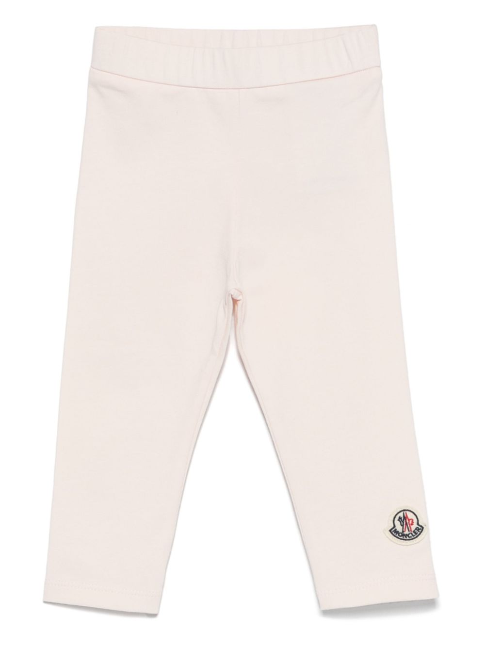 Leggins rosa logo patch logo ricamo 9518H0000289AUM 529 MONCLER KIDS 
