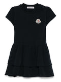 Blue baby dress with ruffles