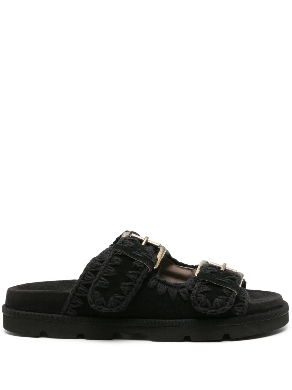 Low bio sandal monochrome nero MUSW631000A BKB MOU 