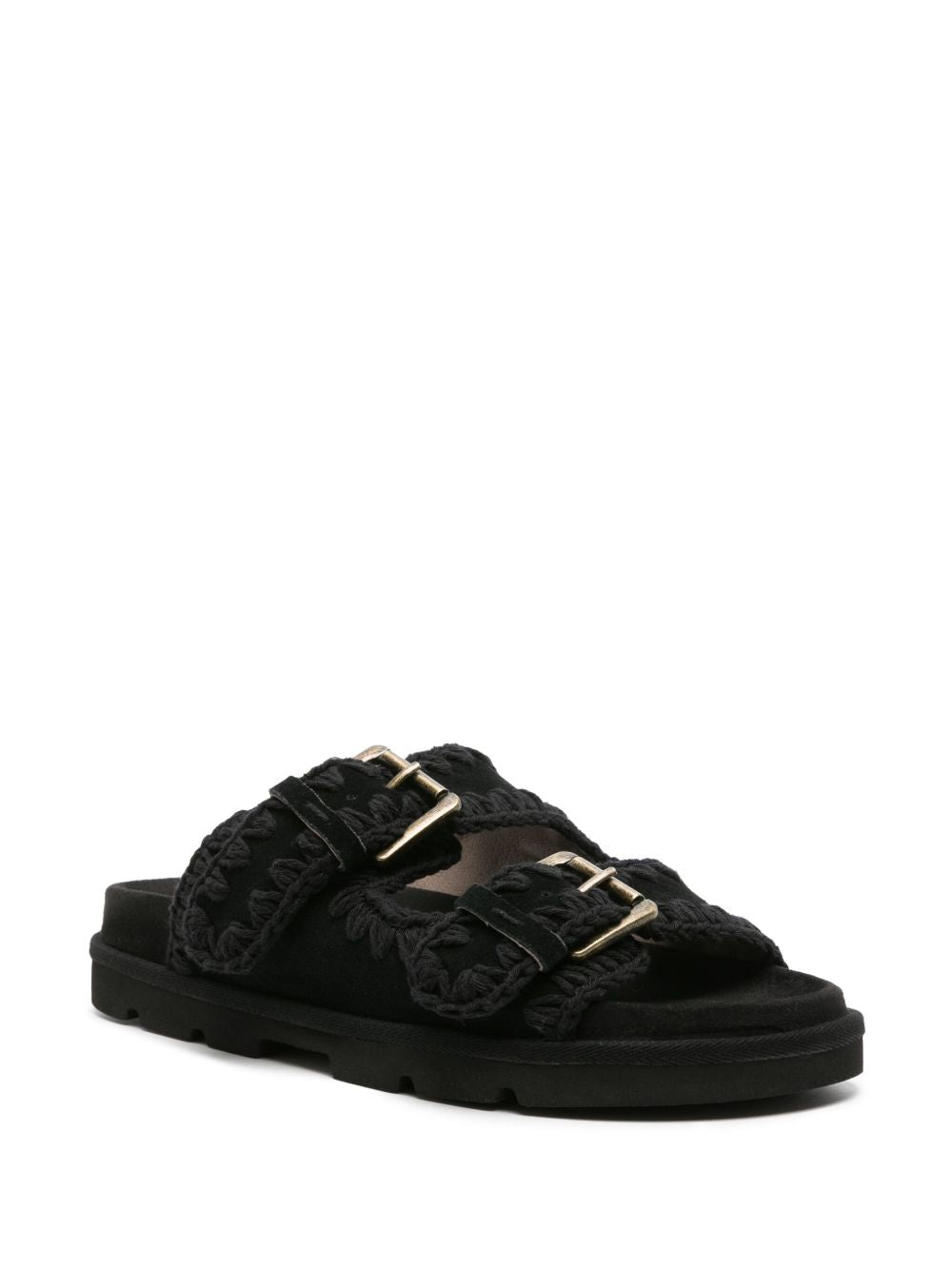 Low bio sandal monochrome nero MUSW631000A BKB MOU 
