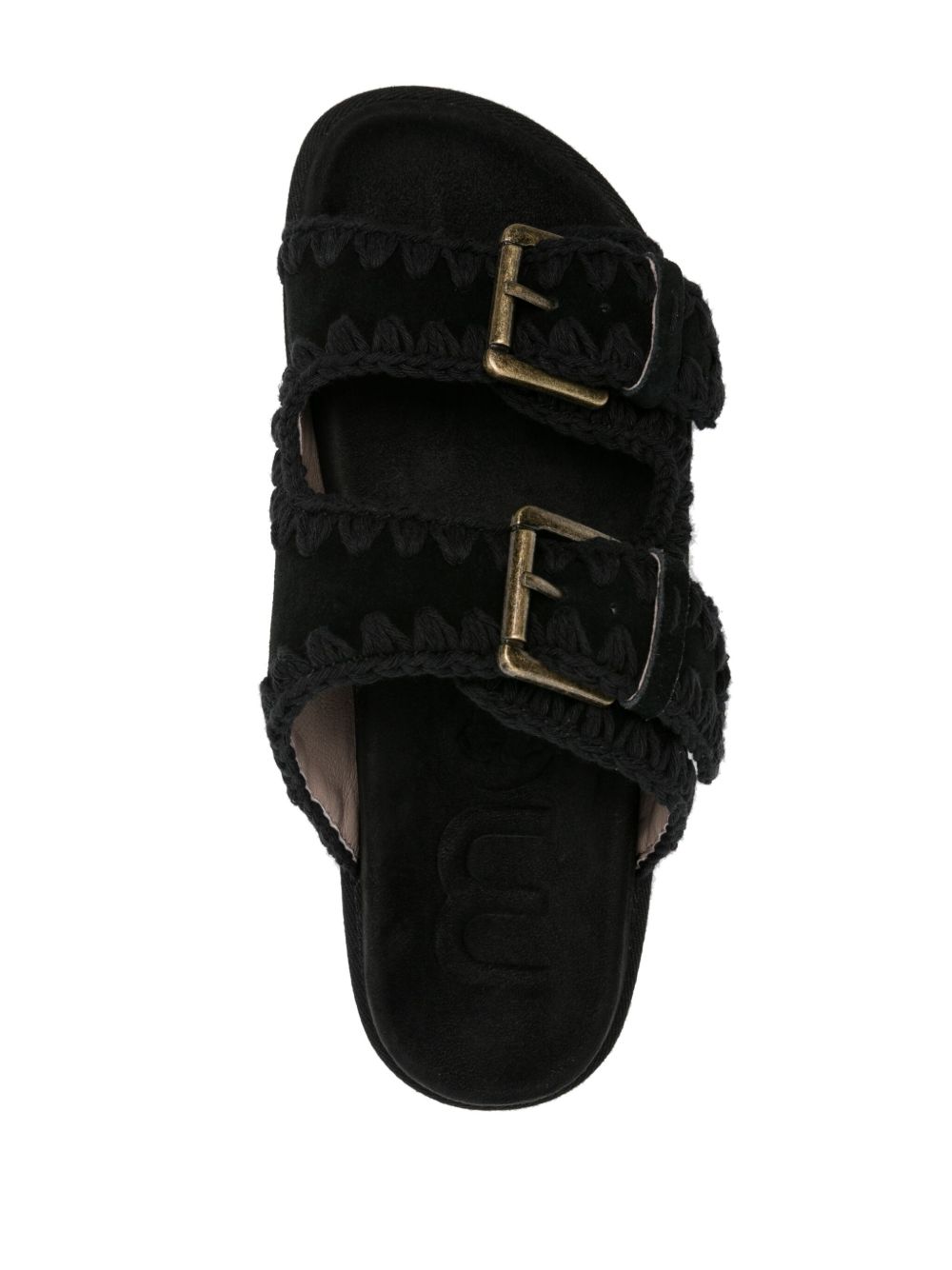 Low bio sandal monochrome nero MUSW631000A BKB MOU 