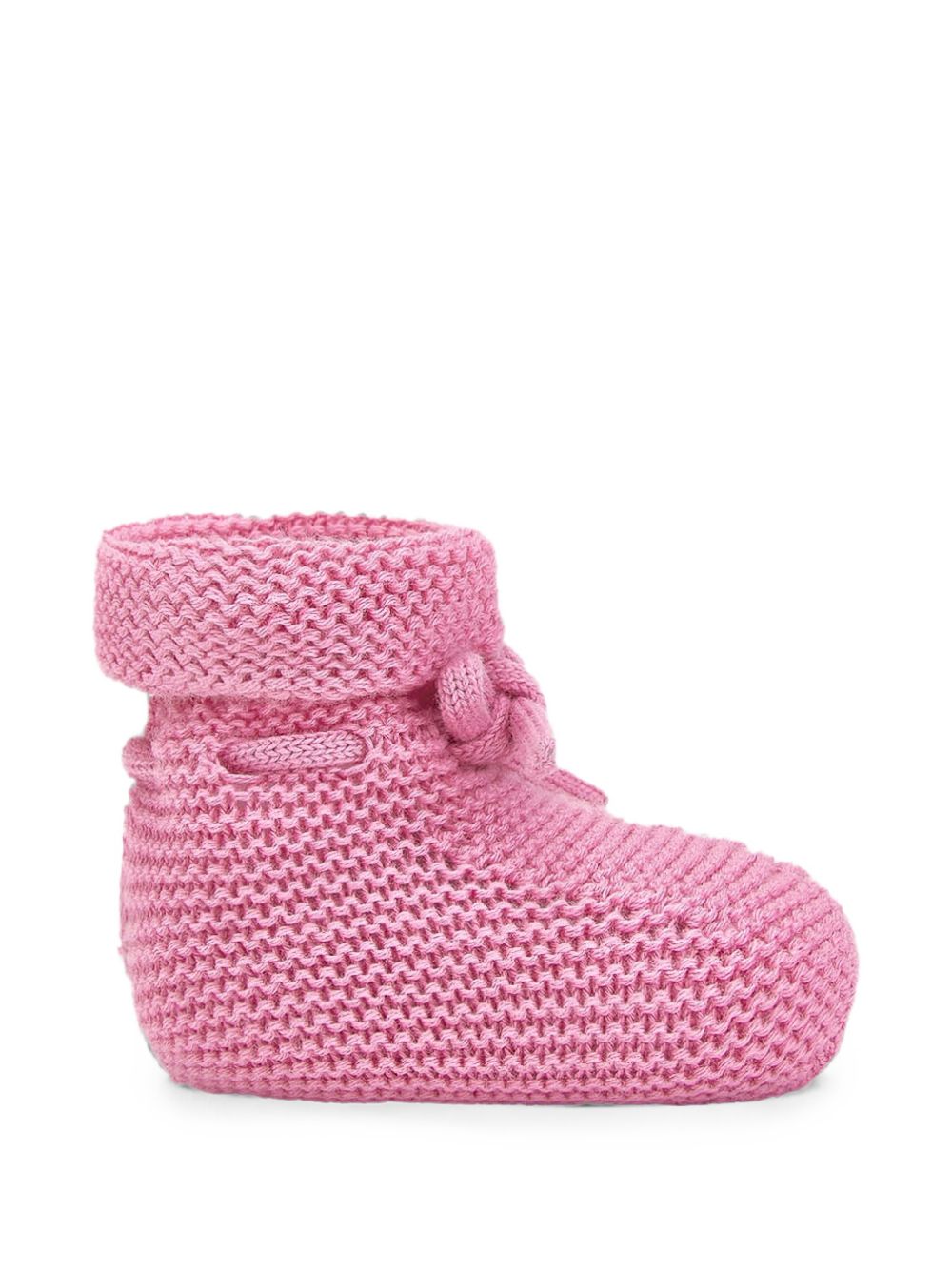 Scarpina fucsia in maglia con fiocco regolabile 01822507 37H82 PAZ RODRIGUEZ KIDS 