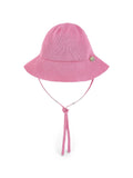 Fuchsia knitted fisherman hat