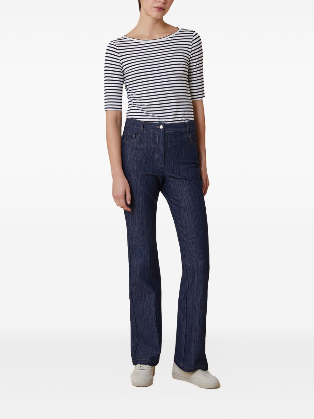 Pantalone dritto Eliseo blu ELISEO 002 PENNY BLACK 