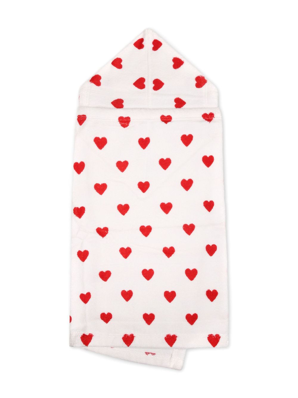 Accappatoio neonato con cuori bianco/rosso A08SI 89 PETIT BATEAU KIDS 