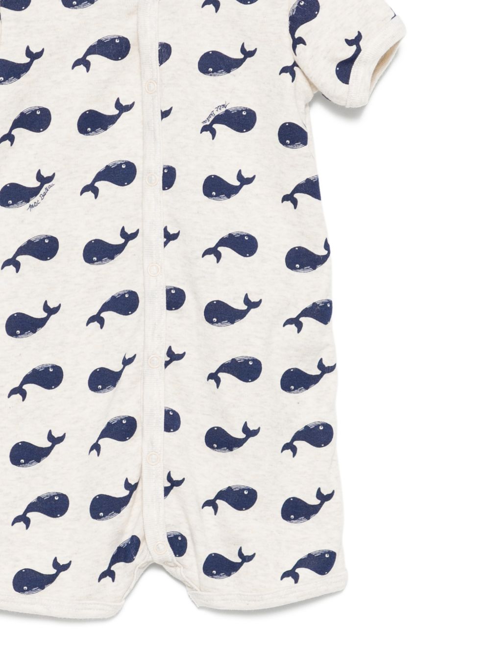 Tutina cosrta con balene blu A09G6 01 PETIT BATEAU KIDS 