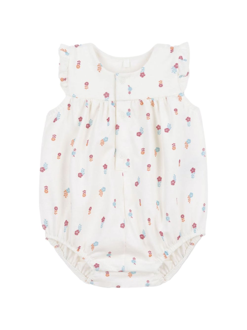 Tutina crema con fantasia floreale A0CFY 01 PETIT BATEAU KIDS 