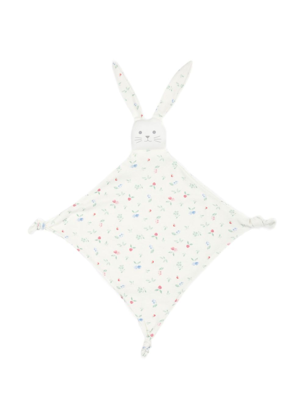 Peluche coniglio con fantasia all-over bianco A0CIV 03 PETIT BATEAU KIDS 