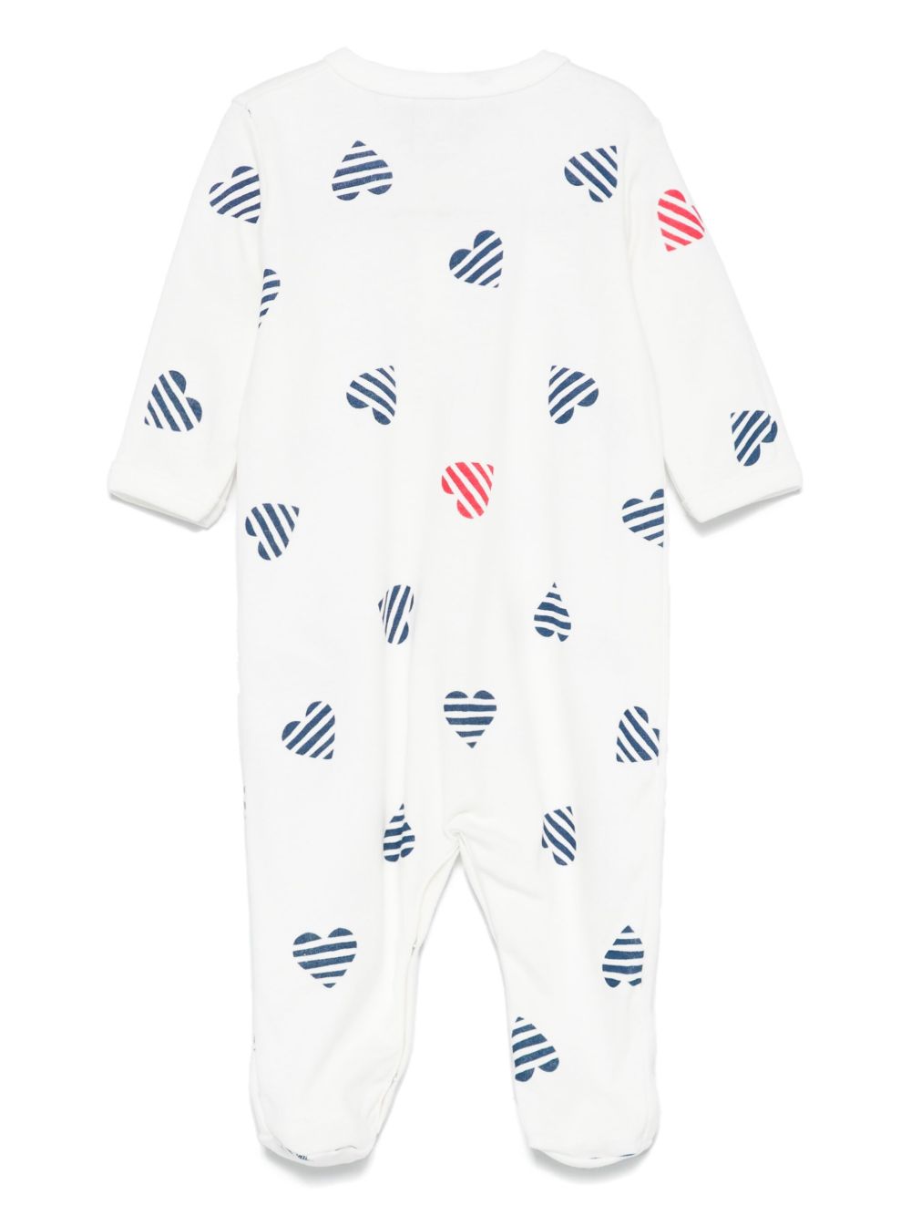 Tutina con fantasia con cuori all-over A0CN8 01 PETIT BATEAU KIDS 