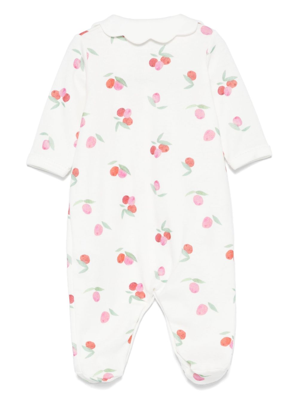 Tutina crema con fantasia ciliegie A0CN9 01 PETIT BATEAU KIDS 