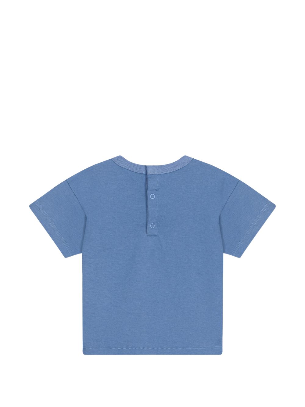 T-shirt blu con stampa frontale A0CWB 03 PETIT BATEAU KIDS 