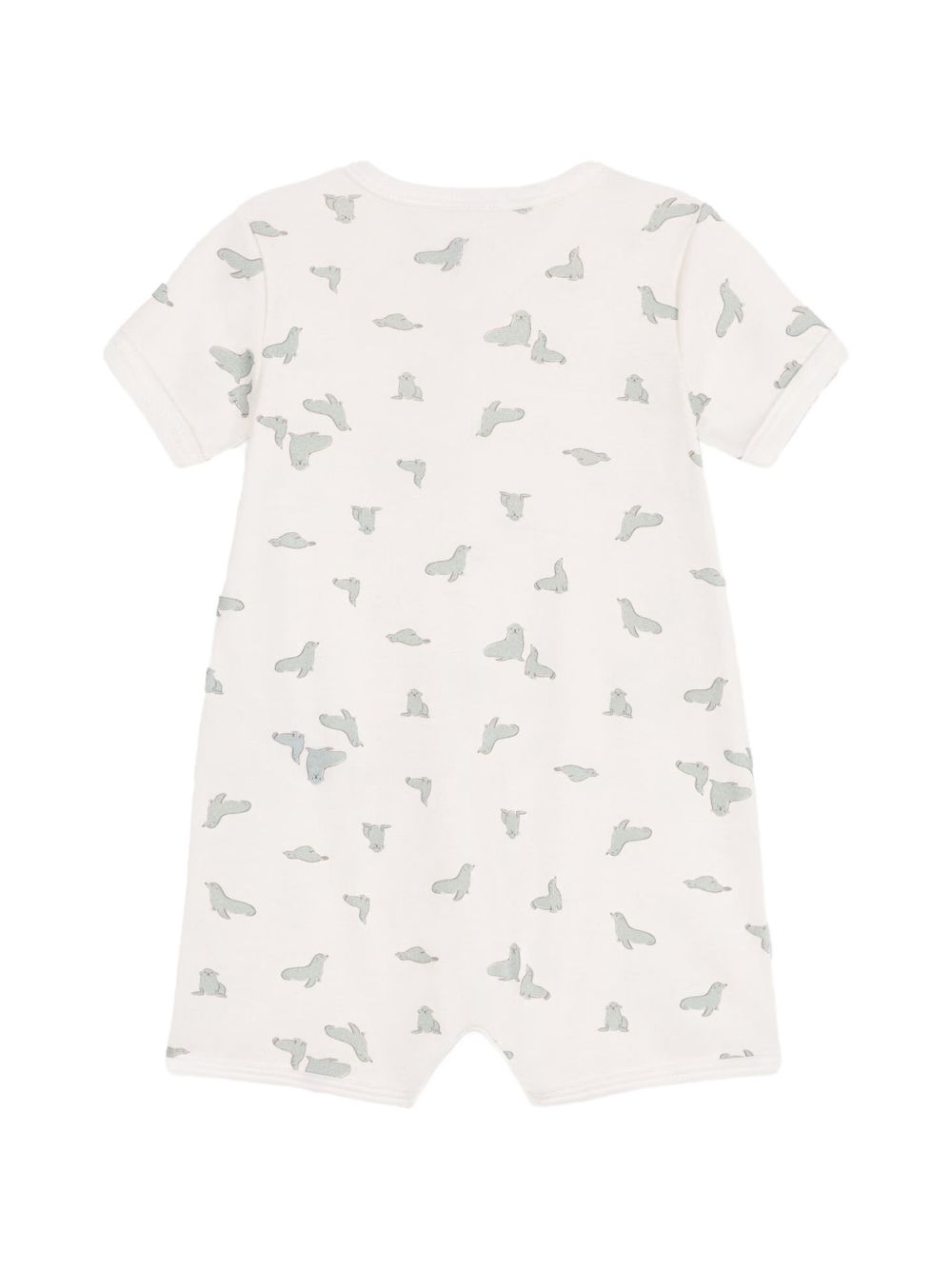 Tutina bianca con foche A0D04 03 PETIT BATEAU KIDS 