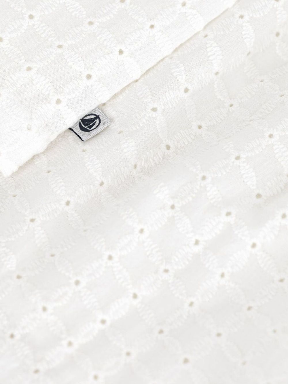 Abito crema in pizzo sangallo A0DCR 01 PETIT BATEAU KIDS 