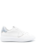 Temple low white/denim sneakers