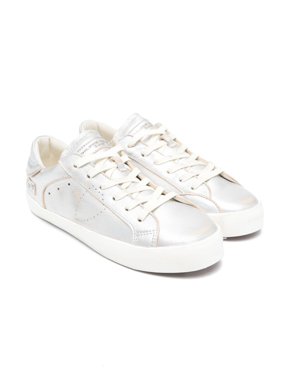 Sneakerss psrx argento laminato kids 80716 09 PHILIPPE MODEL KIDS 