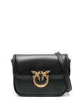 Love Box Mini Black Leather Shoulder Bag
