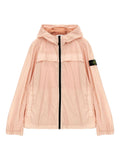 Giubbino rosa mini logo compass laterale
