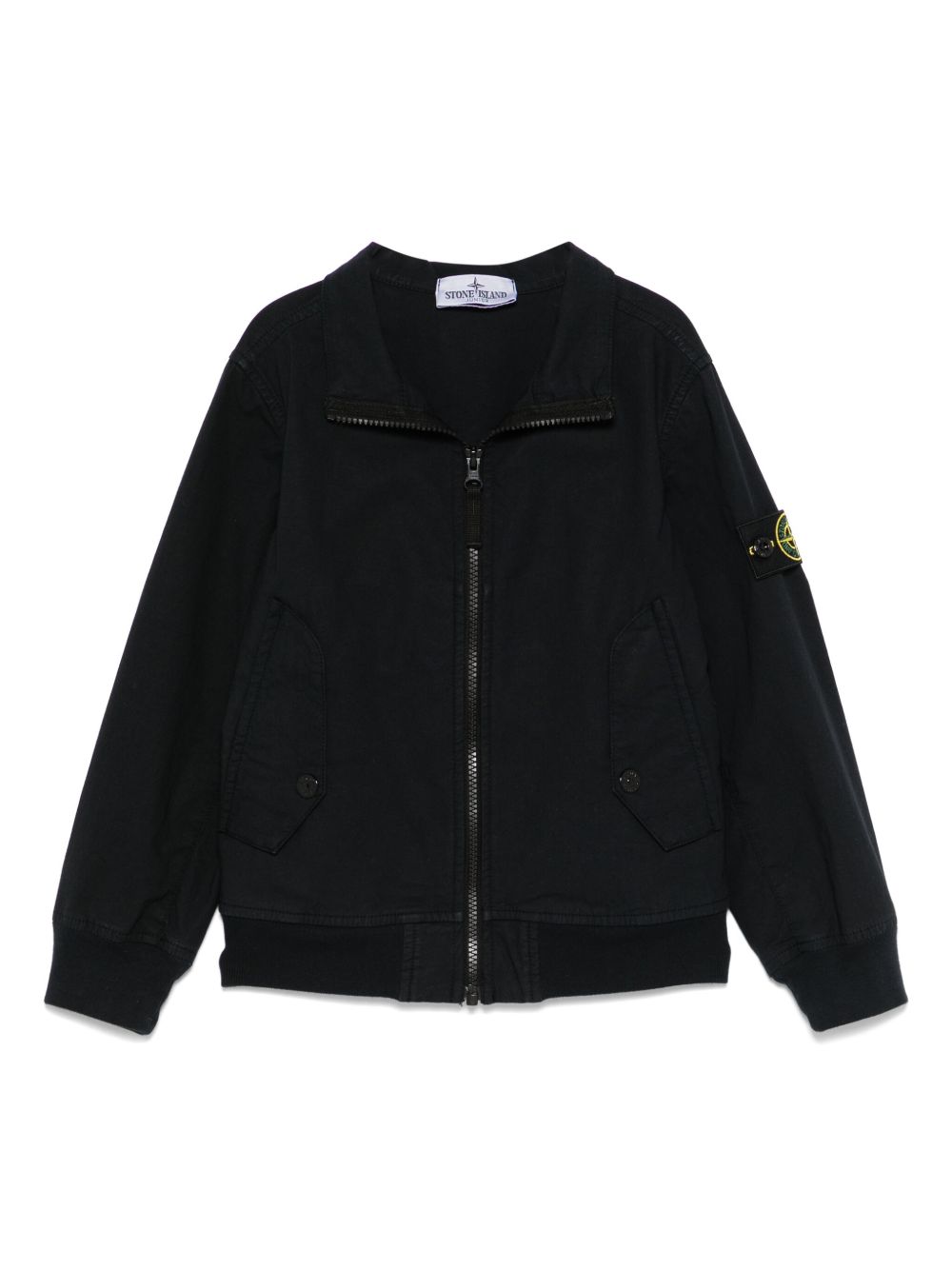 Giubbino blu  mini logo compass laterale 4100004S0001 V0020 STONE ISLAND KIDS 