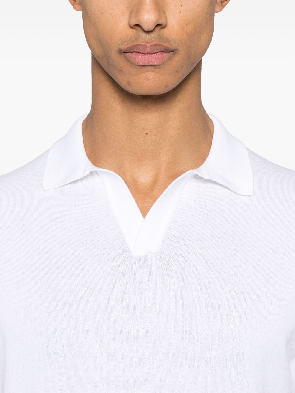 Polo Keith in maglia bianca KEITHGSE2501 002 TAGLIATORE 
