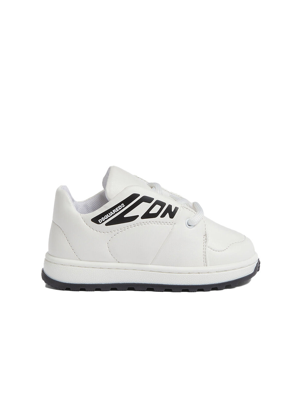 Sneakers icon new generation bianche e nere neonato 80314 01 DSQUARED KIDS 