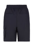 Midnight blue cargo Bermuda shorts
