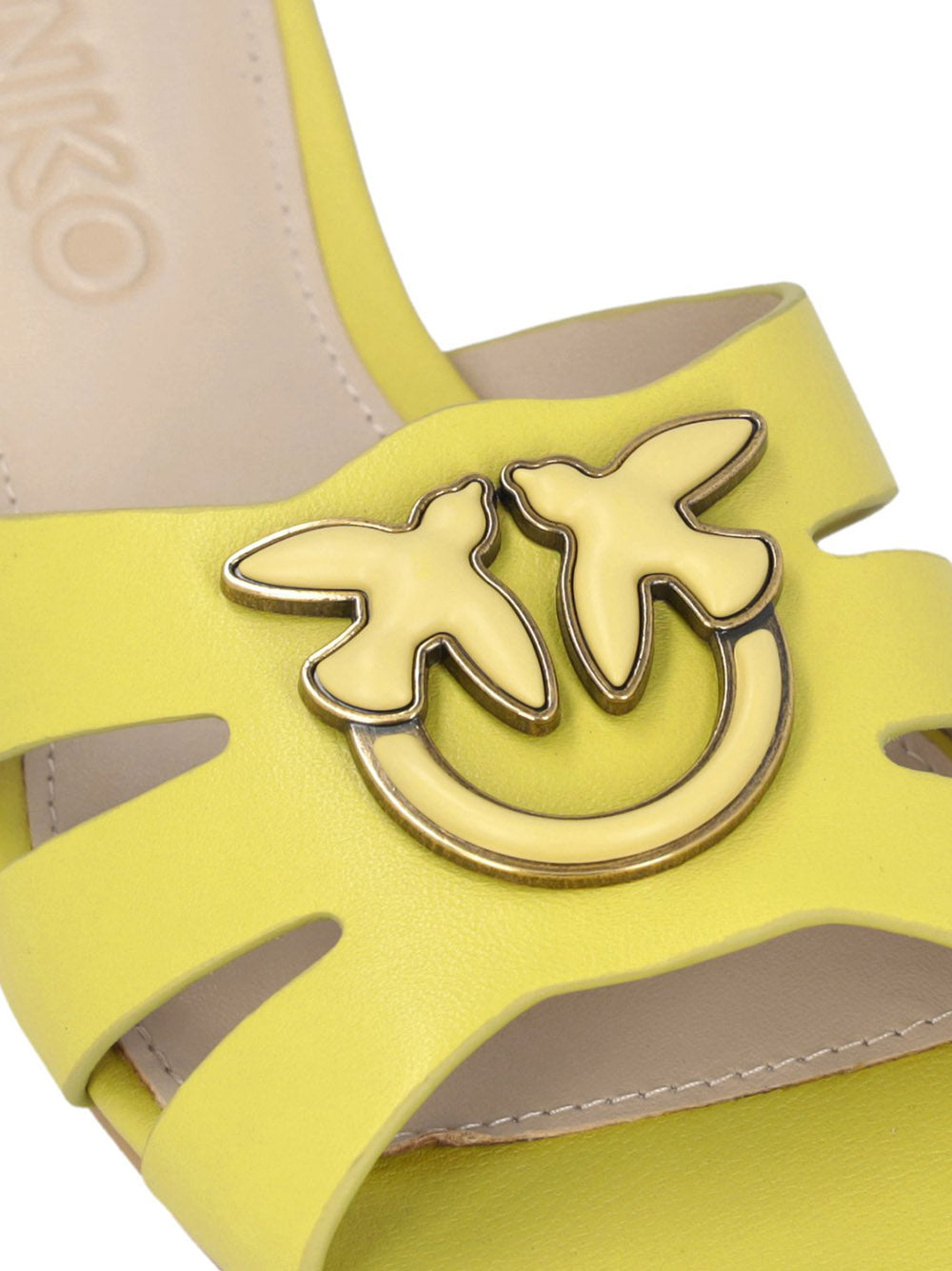 Ciabatta marli 09 giallo lime SD0313P003 S24 PINKO 
