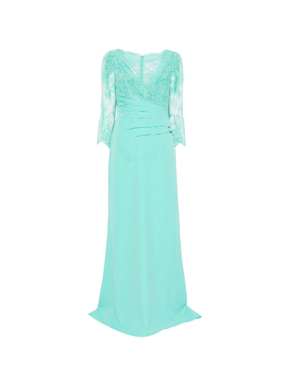 Abito lungo in pizzo scollo a V 1U166GEOE0705 AQUA AIRE 