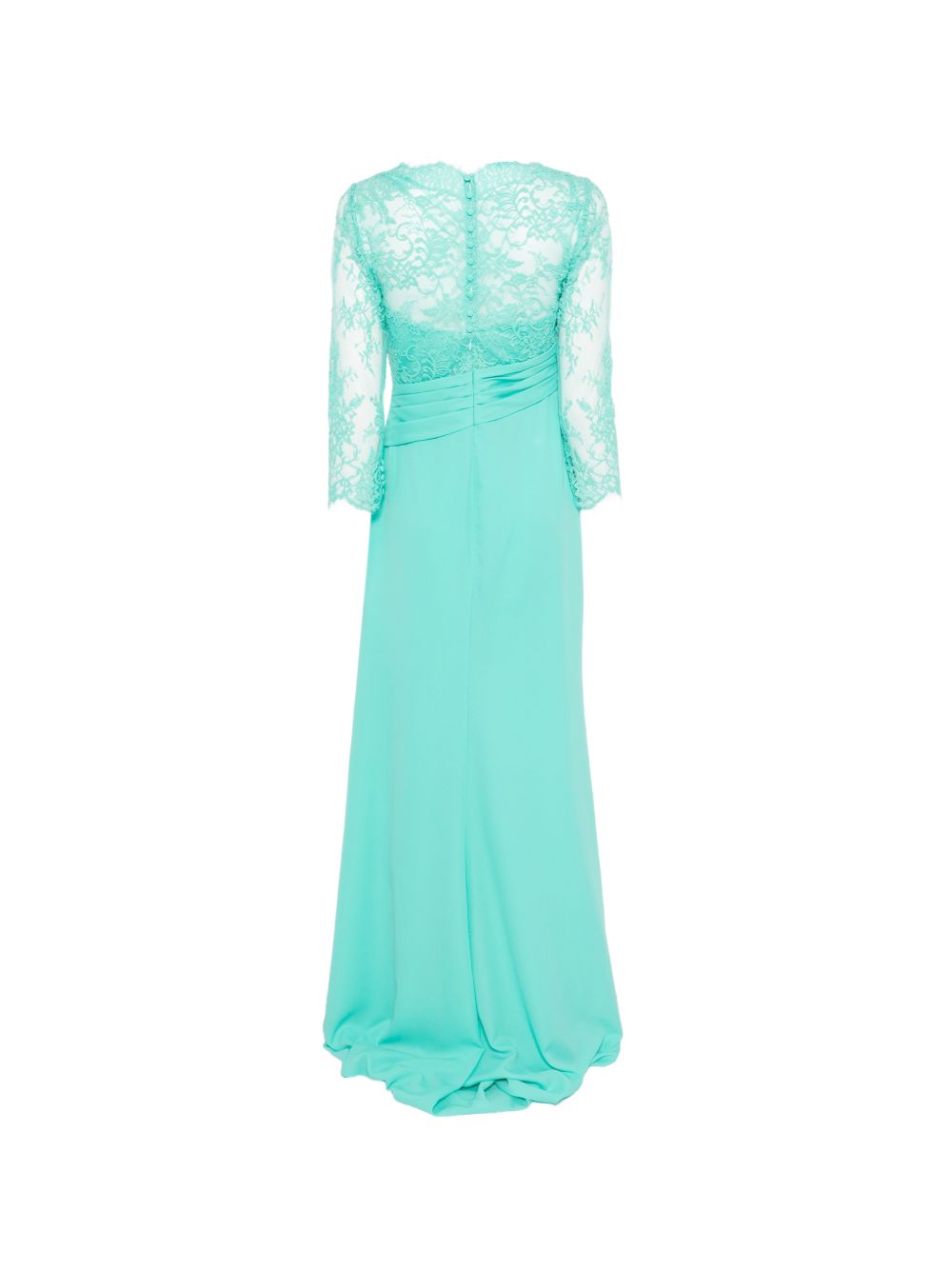 Abito lungo in pizzo scollo a V 1U166GEOE0705 AQUA AIRE 
