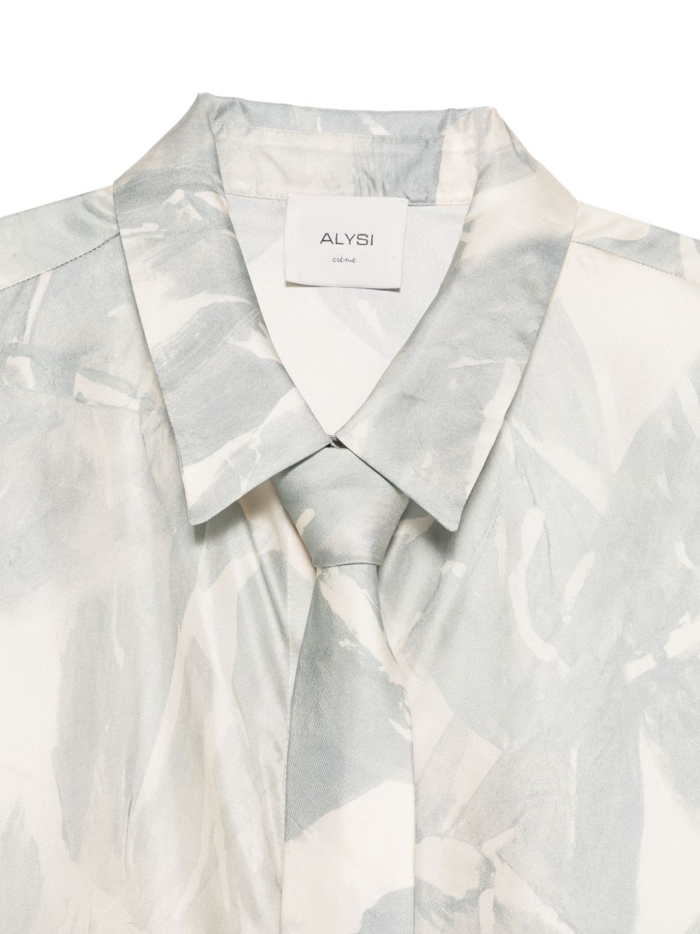 Camicia in seta con stampa grafica 116503P6031 CIE ALYSI 