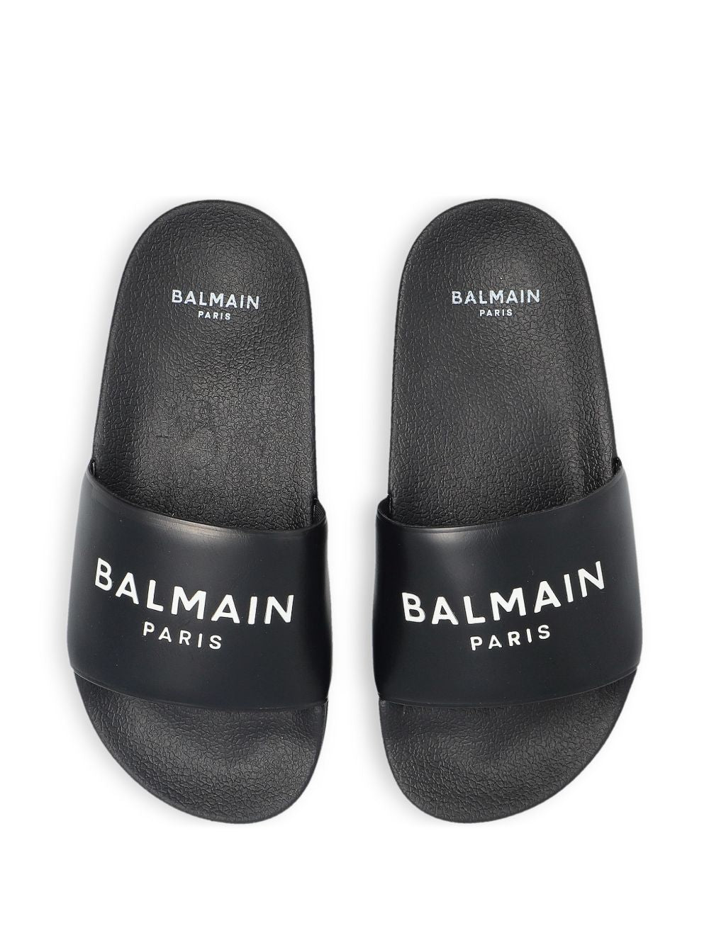 Sandali con fascia logata BX0P76Z3341 930BC BALMAIN KIDS 