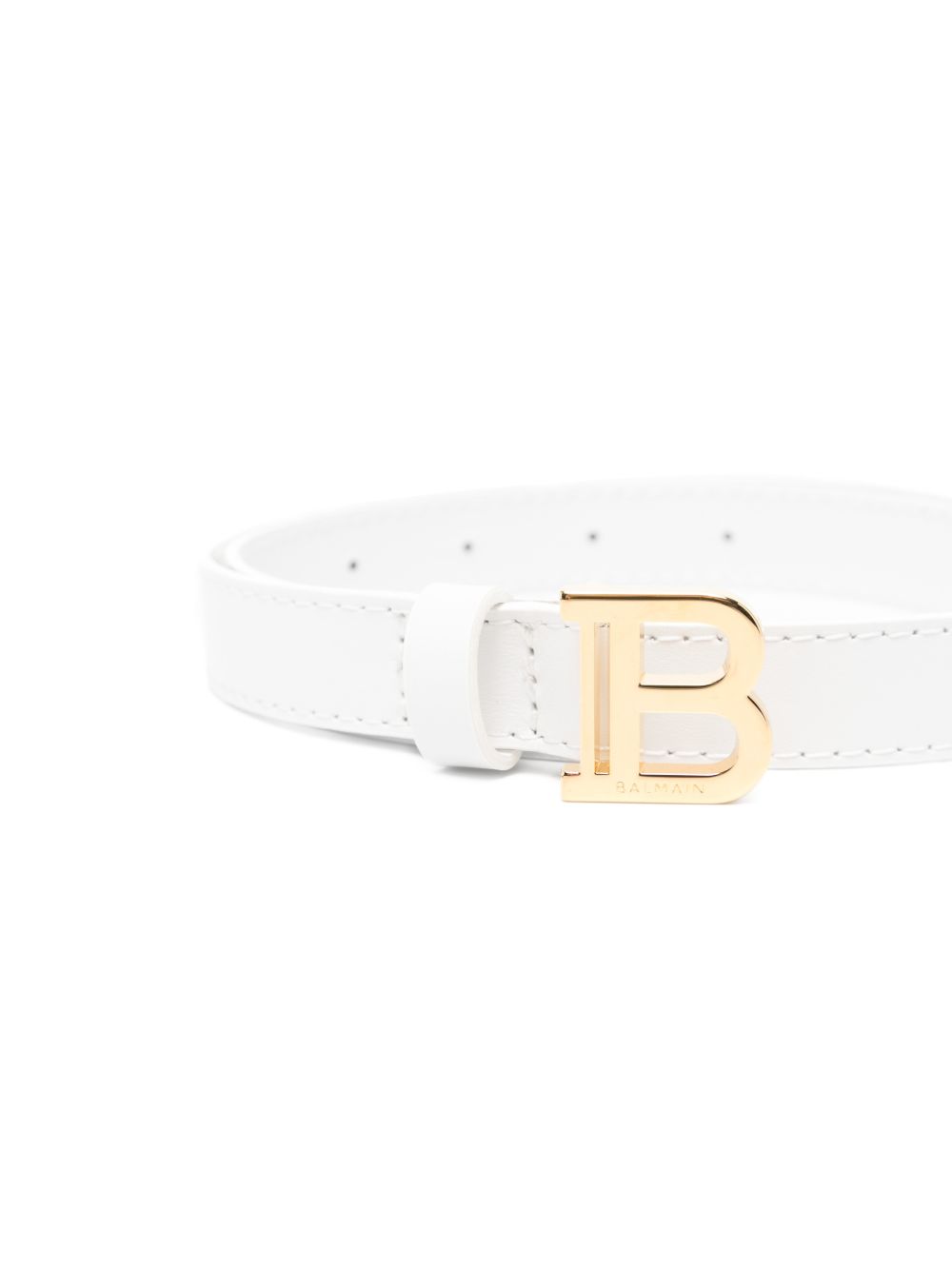 Cintura con fibbia B dorata BY0C01Z1371 100OR BALMAIN KIDS 