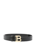 Cintura con fibbia logo dorata