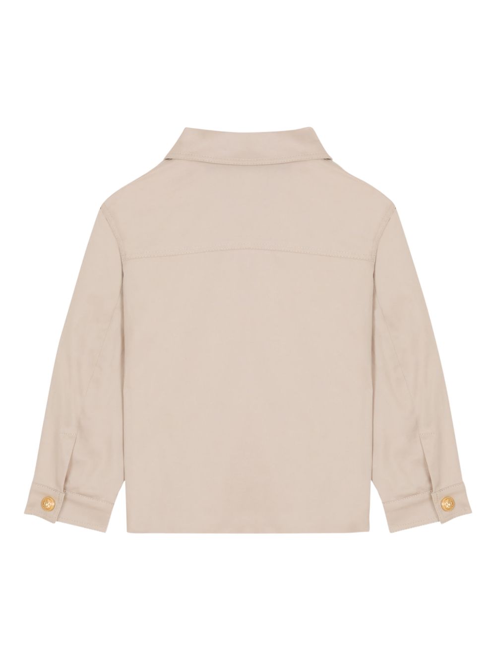 Giacca camicia con quattro tasche BY2P47G0197 107 BALMAIN KIDS 