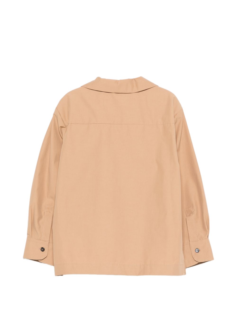 Camicia con colletto a revers BY2P90B0094 116 BALMAIN KIDS 