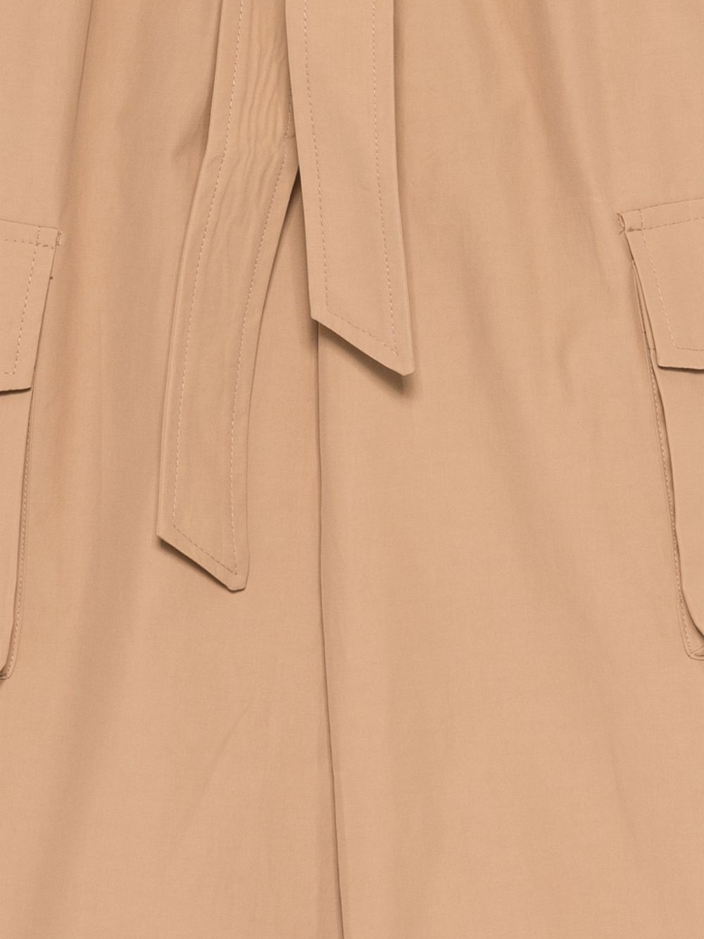 Pantaloni palazzo con cintura e tasche cargo BY6B90B0094 116 BALMAIN KIDS 
